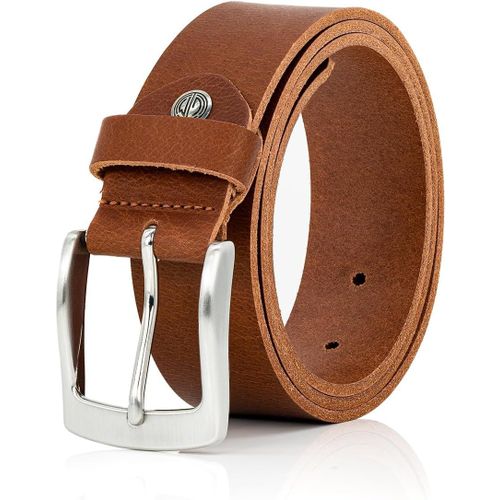 Mens Leather Belt/Mens Belt,Full Grain Leather Belt,Buffalo Leather 4mm,Cognac