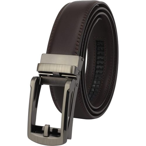 Ceinture Homme,Ceinture En Cuir Avec Boucle Automatique Sans Trous,Ceinture Élégante Et Résistante,Cadeau Homme,Largeur 3,5 Cm,Longueur 110 Cm Ou 120 Cm