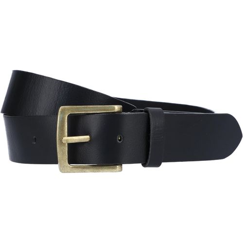 Ceinture En Cuir-Jori Simple Ceinture En Cuir Avec Boucle Dorée Accessoires En Cuir Femme