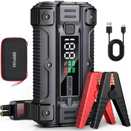 Booster Batterie Voiture 5000A,26800Mah Booster Batterie Portable(Jusqu¿À 8.5L Diesel &