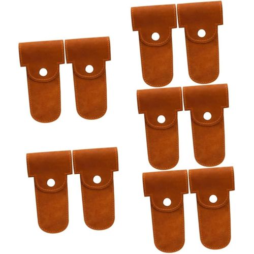 10 Pièces Cas De Rasoir Housse De Rasoir En Cuir Organisateur De À Main Étui De Rasoir Étui De Voyage Pour Rasoir Le Fourre-Tout Rasoirs Pour Hommes Pour Le Rasage Ancien