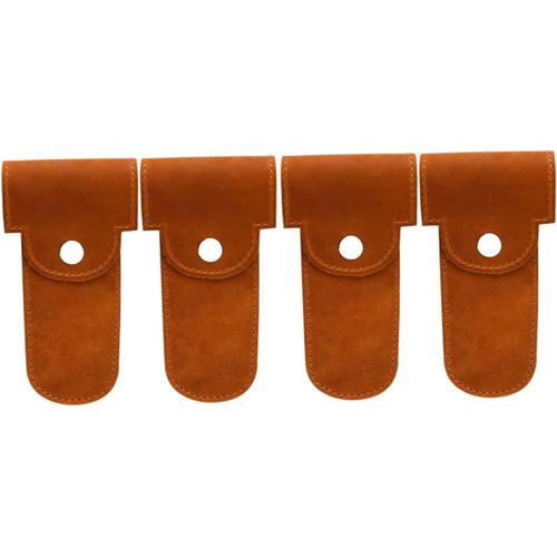4 Pièces Cas De Rasoir Rasage Henson Fourniture De Rasoir Lames De Rasoir Pour Hommes Rasoirs Pour Hommes Housse De Rasoir Souple Étui Pour Rasoir Manuel Ancien Couvre-Chef Barbe 