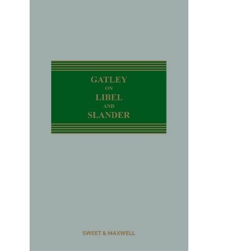 Gatley On Libel And Slander