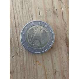 Pièce 2 Euros Allemagne Aigle Lettre J. Bon État