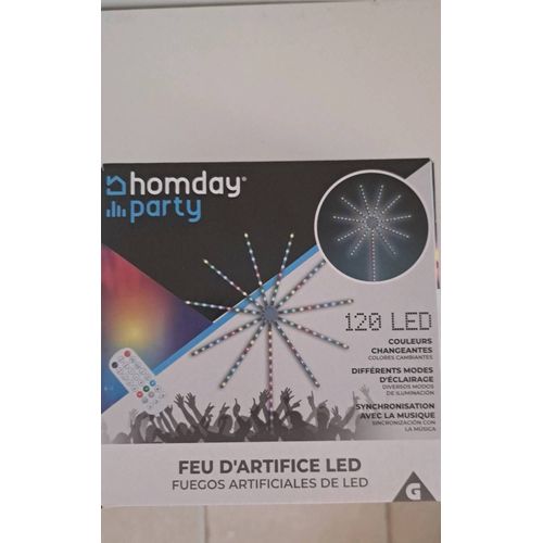 Feu d'artifice led