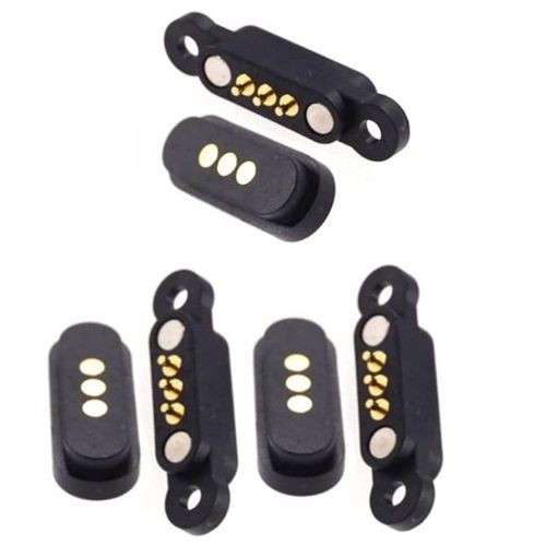 3 Paires de Connecteurs ¿¿ Broches Pogo Magn¿¿Tiques ¿¿ Ressort 3 Positions Aimants Pas 2.3MM 3P Trous Traversants Sonde M?le