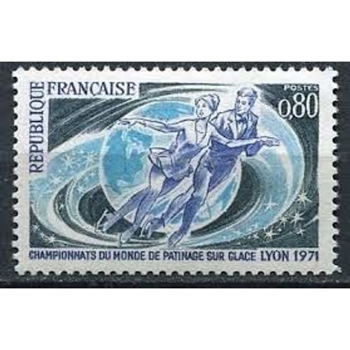 Sport : Championnats Du Monde De Patinage Sur Glace Année 1971 N° 1665 Yvert Et Tellier Luxe