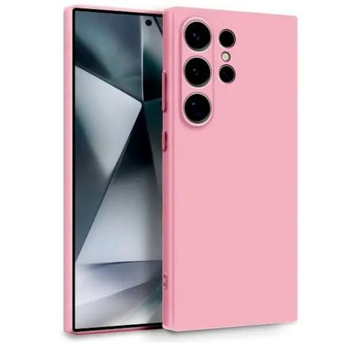 Coque Pour Samsung Galaxy S25 Ultra 5g - Housse Etui Silicone Gel Fine + Film Ecran - Rose