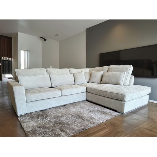 Canape Marbella Angle Droit Tissus Light Gris 315x230