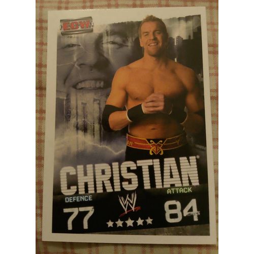 Carte Slam Attax Evolution 2009 Wwe Topps, Christian.