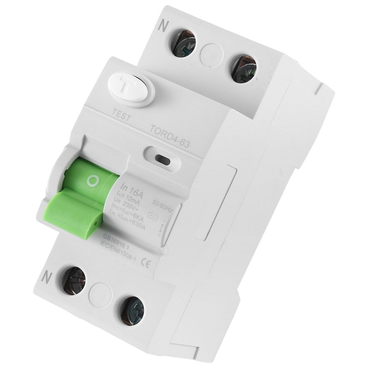 AC 2P 6KA RCCB RCD 230V Disjoncteur  Courant RSiduel Dis... - 2