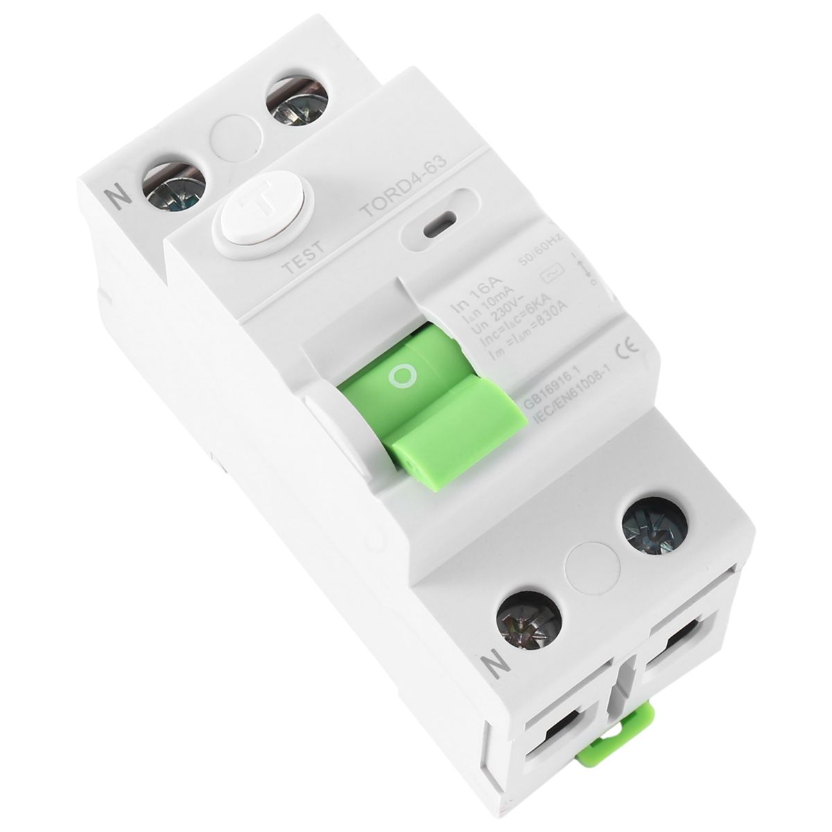 AC 2P 6KA RCCB RCD 230V Disjoncteur  Courant RSiduel Dis... - 4