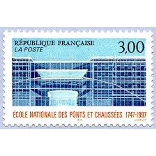 250ème Anniversaire De L'école Nationale Des Ponts Et Chaussées Année 1997 N° 3047 Yvert Et Tellier Luxe