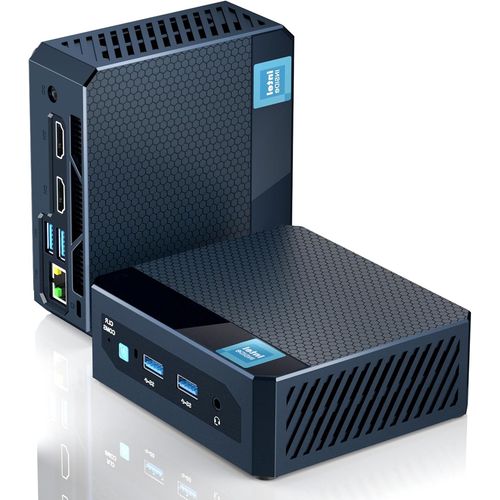 Mini Pc F10,Intel 12Th Alder Lake-N95(Up To 3.4Ghz),16Gb Ram Ddr4 512Gb Ssd,W11 Pro,Mini Ordinateur De Bureau Desktop Dual Hdmi Support 4K /Wifi 5G/2.4G,Bt4.2 J45 Lan,Micro Pc Office Home Server