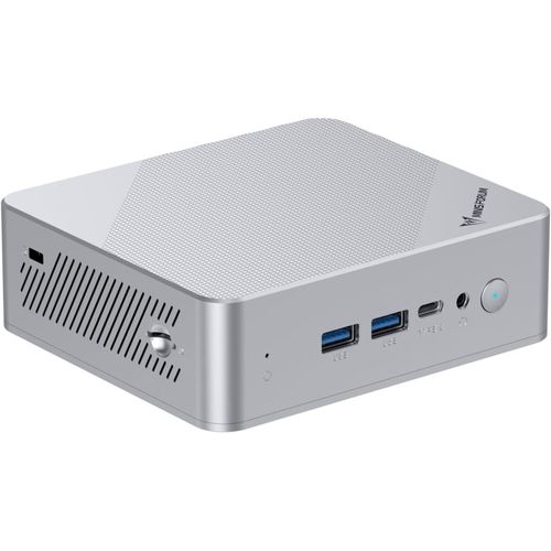 Mini Pc Un150P,Processeur N150 4C/4T Jusqu'À 3,6 Ghz,16 Go De Mémoire Ddr4 Monocanal 3200 Mhz/Ssd Pcie 512 Go,Carte Graphique Uhd,Hdmi×2/Usb-C/Rj45 2,5G,Emplacement Sd/Disque Dur Sata