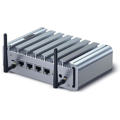 Firewall Mini Pc,Firewall Micro Appliance Celeron J4125,4 X 2.5Gbe I225-V Lan,Sim Slot,Ddr4 4Gb Ram 32Gb Ssd,Aes-Ni Computer,Fanless Mini Pc,Hd,Vga,Wifi,Bt4.0,Industrial Pc