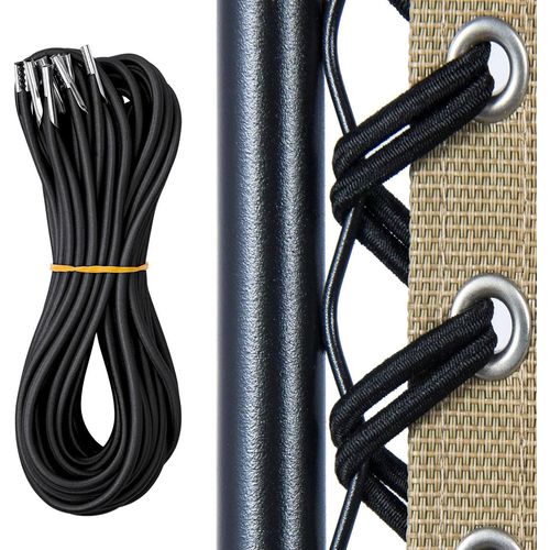 Remplacement Corde,4pcs Corde Remplacement Élastiques Universelle,Lacets Elastiques Zero Gravity Chaise Pour Transat Pliante Inclinable Chaise,Fauteuil Relax,Chaise Longue(Noir)