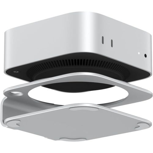 Support De Station D'Accueil Pour Mac Mini M4,Support De Bureau En Aluminium Pour Mac Mini M4,Refroidissement Amélioré,Accès Facile Au Bouton D'Alimentation Accessoires Pour Mac Mini