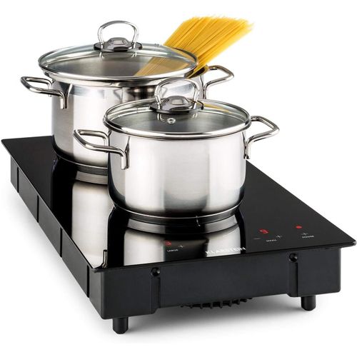 3100W Plaque À Induction,2 Feux,Tables De Cuisson Portable,Contrôle Tactile,Rechaud Electrique,Cuisinière Puissante