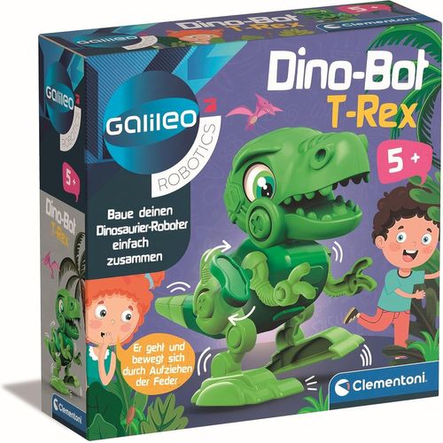 Galileo Robotics 59324 Dinobot T-Rex ¿ Kit De Modélisme Dinosaure,Jouet Robot Pour Enfants À Partir De 5 Ans