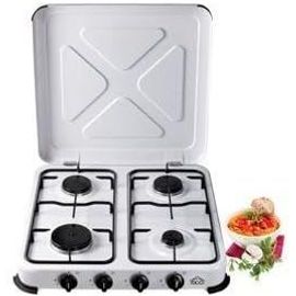 Eltronic Ekp2427 Gazinière Portable,Plaque De Cuisson,Blanc