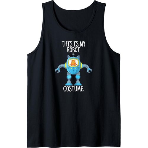 Robot Cat Bot Gamer Gift Gaming Robotics My Human Costume Débardeur