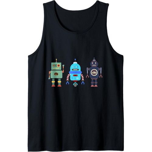 J'aime Le Cadeau De Robot Tous Les Âges Robotique Enfants Débardeur