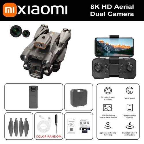 Xiaomi-Drone Aérien Professionnel Avec Triple Caméra Hd Grand Angle,Hélicoptère Rc Pliable,Wifi,Fpv,Jouet De Maintien Recommandé,Figurine Pro,4k - Type M4 Pro-Dc-Black-Generique