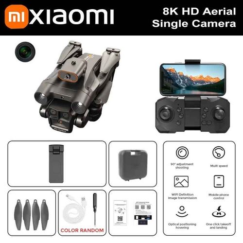 Xiaomi-Drone Aérien Professionnel Avec Triple Caméra Hd Grand Angle,Hélicoptère Rc Pliable,Wifi,Fpv,Jouet De Maintien Recommandé,Figurine Pro,4k - Type M4 Pro-Sc-Black-Generique