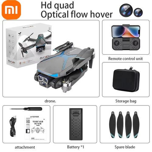 Xiaomi-Drone Gland 7 Avec Triple Caméra Professionnelle,Photographie Aérienne,Gps,Fpv,Sans Balais,Évitement D'obstacles,Quadrirotor Rc,10000m,Hd8k - Type Black Dual 8k B1