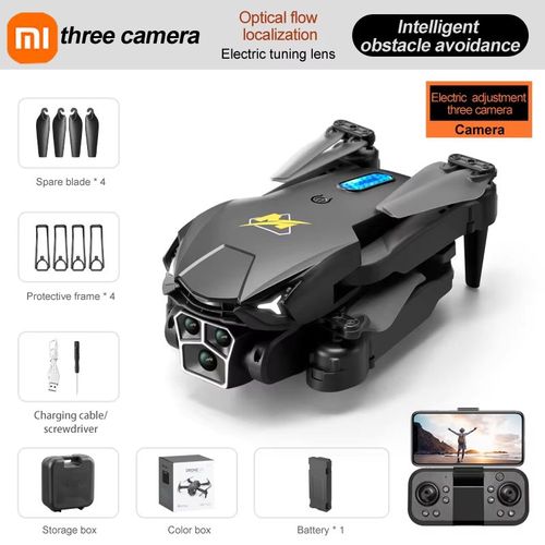 Xiaomi-Drone M3 Pro 8k Triple Caméra Hd Professionnel,Photographie Aérienne,Évitement D'obstacles,Moteur Sans Balais,Retour À 1 Touche - Type Black 8k-1b #A
