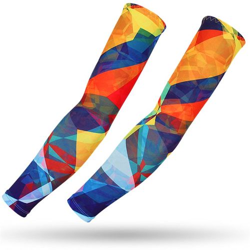 Manchon De Basket-Ball Pour Femme,Tatouage,Protection Solaire,Course À Pied,Chauffe-Bras Pour Femme,Manchette De Vélo,Bretelles De Cyclisme,Salle De Sport,2 Pièces - Type Multi-Xl