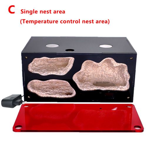 Abreuvoir De Colonie En Acrylique Pour Ferme À Fourmis,Épissage Mf,Nid De Fourmis,Contrôle De La Température,Maison D'insectes En Béton,174 Accessoires - Type Heating Nest Area C