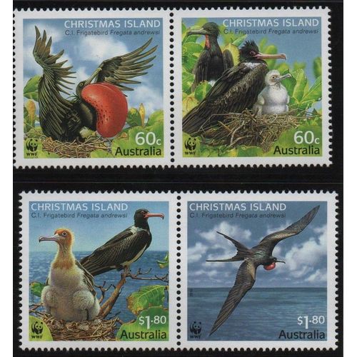 Ile Christmas ( Australie ) Timbres Oiseaux 2010