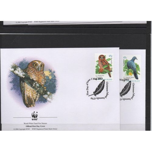 Ile Christmas ( Australie ) Timbres Animaux , 4 Fdc