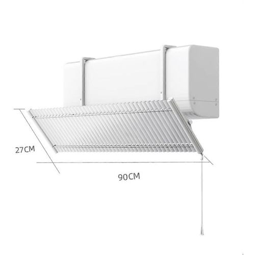Persiennes en aluminium Climatisation Pare-brise Déflecteur d¿air anti-soufflage direct Domestique Air conditionné