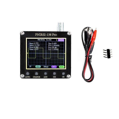 138 PRO Oscilloscope numérique portable 2.5MSa/S 200KHz Prise en charge de la bande passante analogique AUTO, 80Khz PWM et F