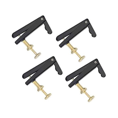 3/4 4/4 Violon Trimmer Black Silver String Hook 4pcs Metal Trimmer Violon Accessoires