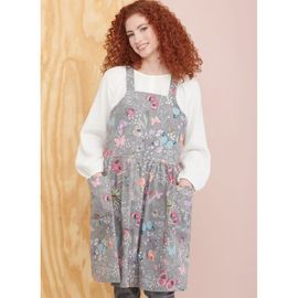 Patron Simplicity 9805 - Tabliers Et Sac En Une Taille Pour Dames Par Elaine Heigl Designs