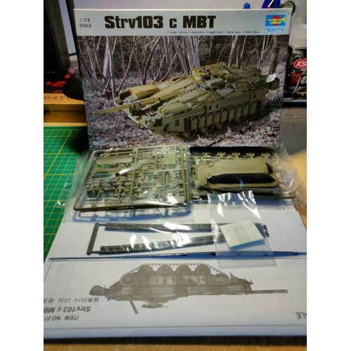 Maquette Char Trumpeter 1/72 : Strv103 C Mbt-Trumpeter