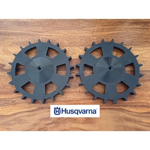 Lot de 2 roues robot tondeuse tout-terrain Husqvarna 220AC/230-260-265ACX/GardenaR160