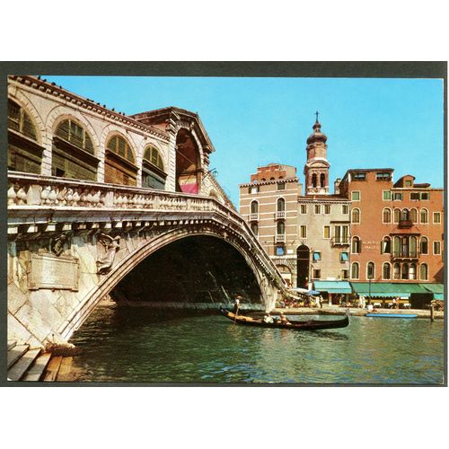 Carte Postale Venezia, Ponte Di Rialto, Italia