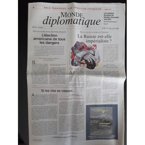 Le Monde Diplomatique N°838
