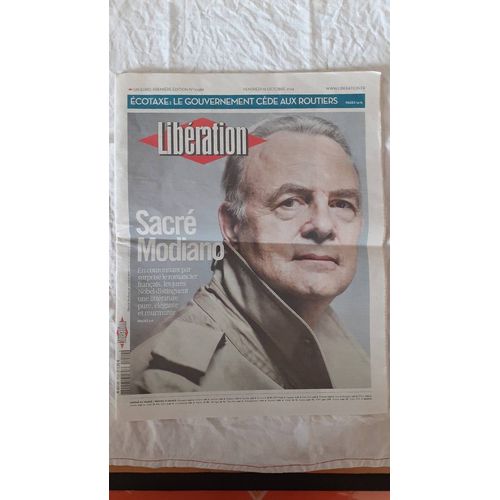 Liberation 14 Octobre 2014. Sacré Modiano