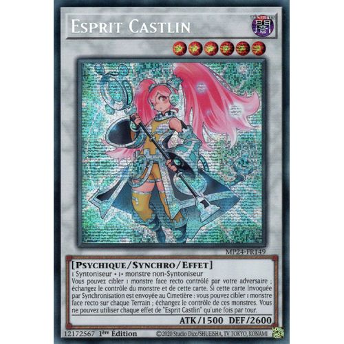 Yu Gi Oh Mp24 Fr149 Esprit Castlin Secret Rare