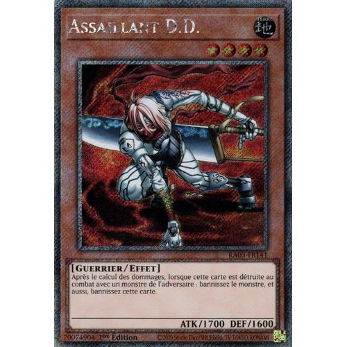 Yu Gi Oh Ra03 Fr141 Assaillant D.D. Platinum Secret Rare