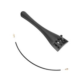 Cordier De Violoncelle Universel 3/4 Et 4/4 Avec Corde De Queue Plaque De Traction En Alliage D¿Aluminium 2 Pièces Réglable