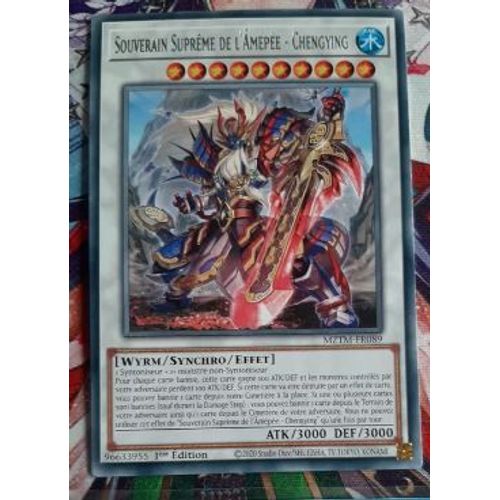 Yu Gi Oh Mztm Fr089 Souverain Suprême De L'amépée Chengying Rare