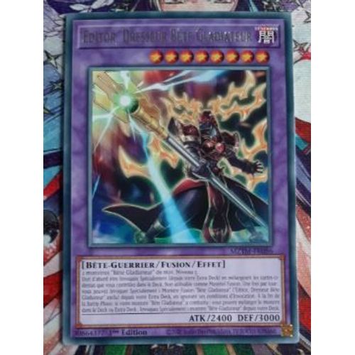 Yu Gi Oh Mztm Fr086 Editor Dresseur Bête Gladiateur Rare