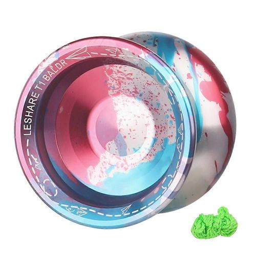 T1 Yoyo Non Réactif Yo-Yo Compétitif,Yoyo En Alliage Pour Les Débutants,Astuces De Pratique Faciles,Avec Des Cordes